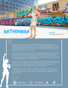 colorful singer one sheet example